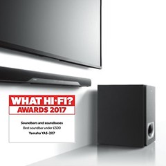 获奖信息：d88尊龙z6搭载DTS Virtual:X?技术的新款回音壁YAS-207 荣获What Hi-Fi?五星好评
